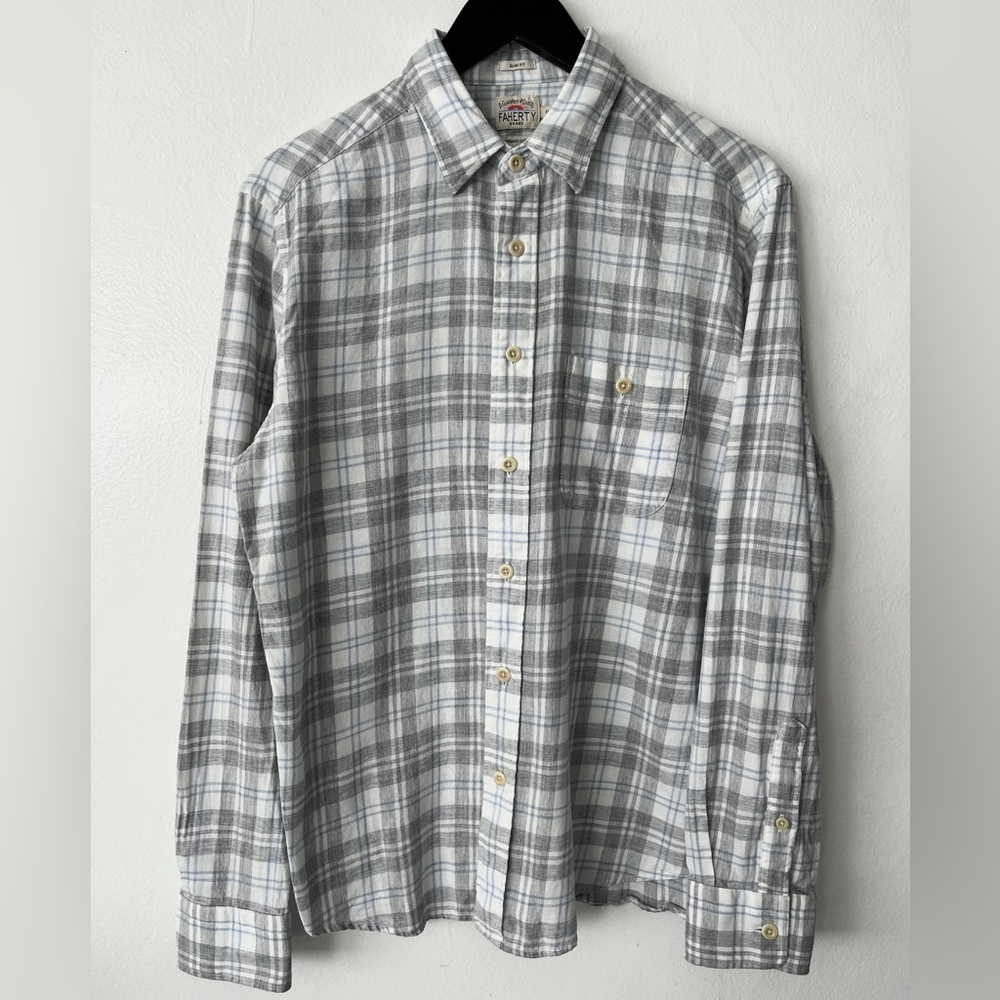 Faherty Flannel Shirt Everyday The Movement Men’s size M